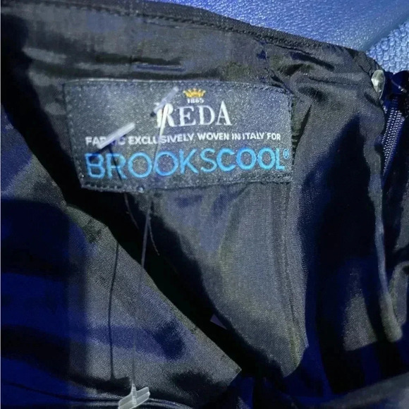 NWT Brooks Brothers Wool Plaid Pencil Skirt Blue 4 - Picture 3 of 4